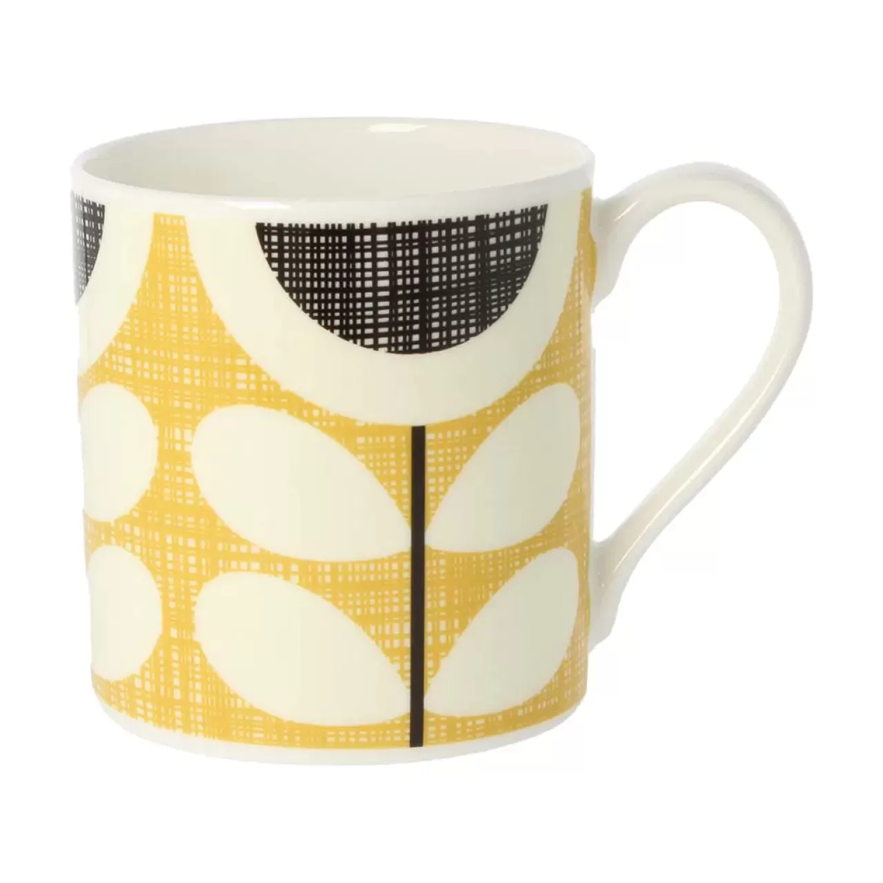 Shop Mclaggen Smith Orla Kiely Scribble Sunflower Bone China Mug