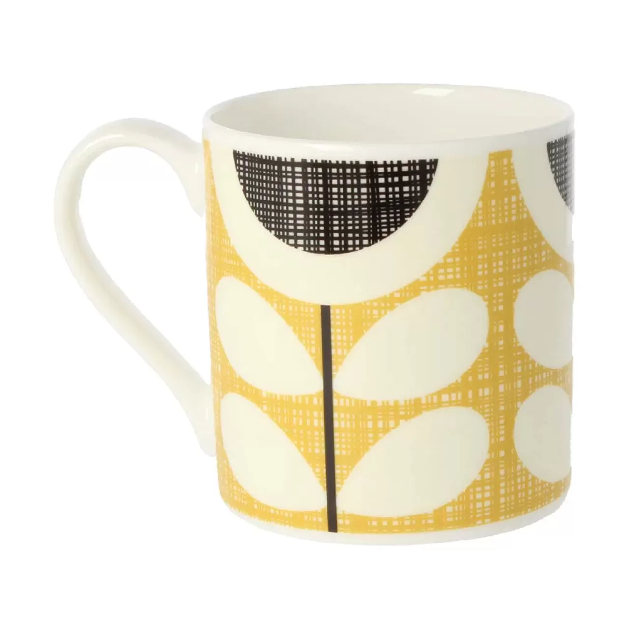 Shop Mclaggen Smith Orla Kiely Scribble Sunflower Bone China Mug