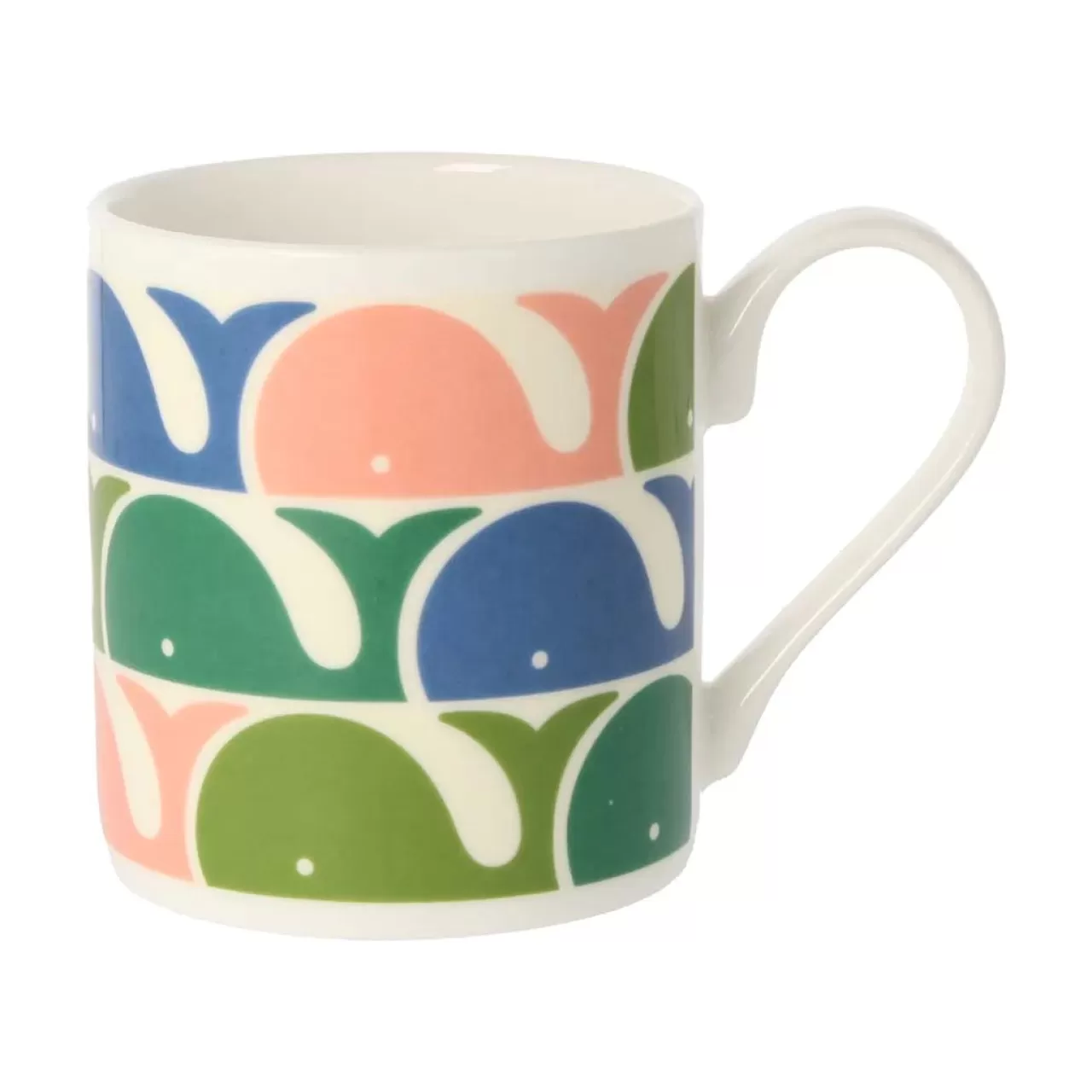 Cheap Mclaggen Smith Orla Kiely Whale Pink Bone China Mug