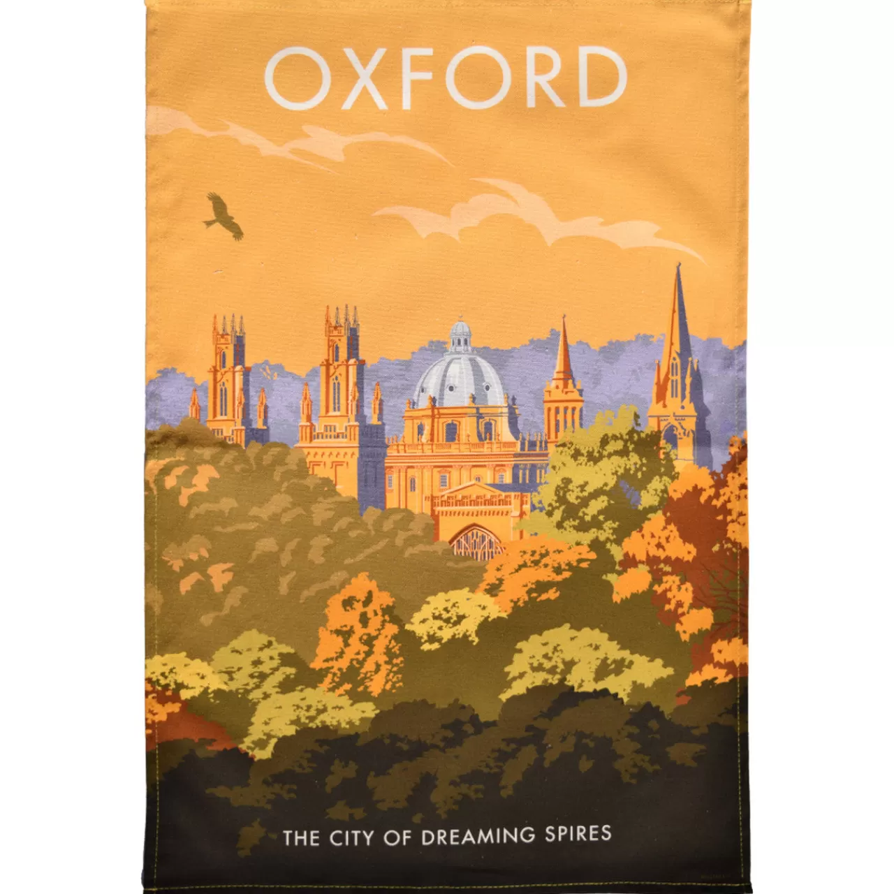 Online Town Towels Oxford Dreaming Spires Tea Towel