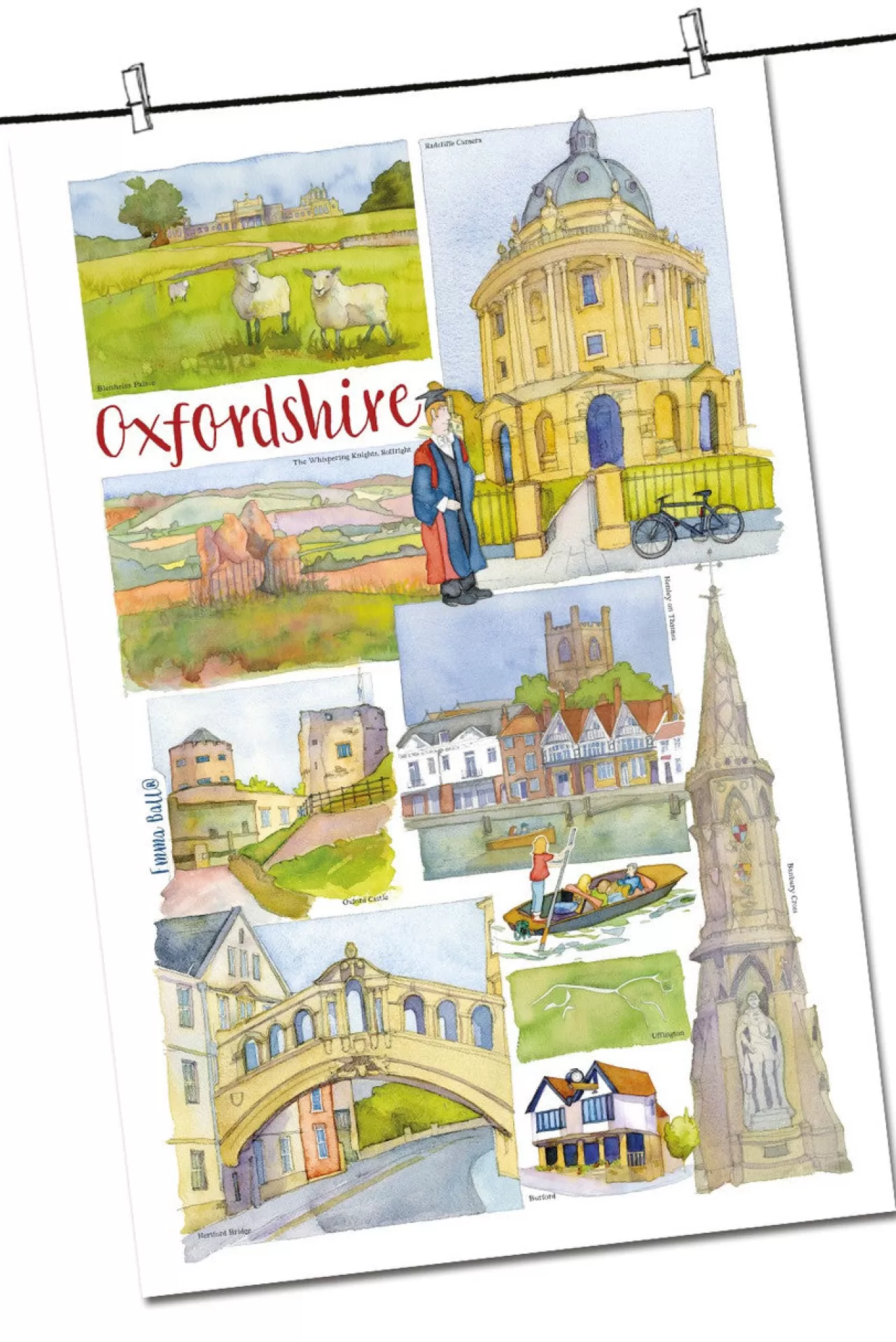 Flash Sale Emma Ball Oxfordshire By Tea Towel