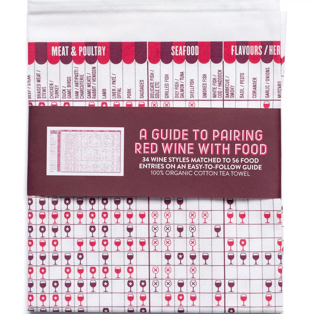 Fashion Stuart Gardiner Pairing Red Wine With Food Tea Towel