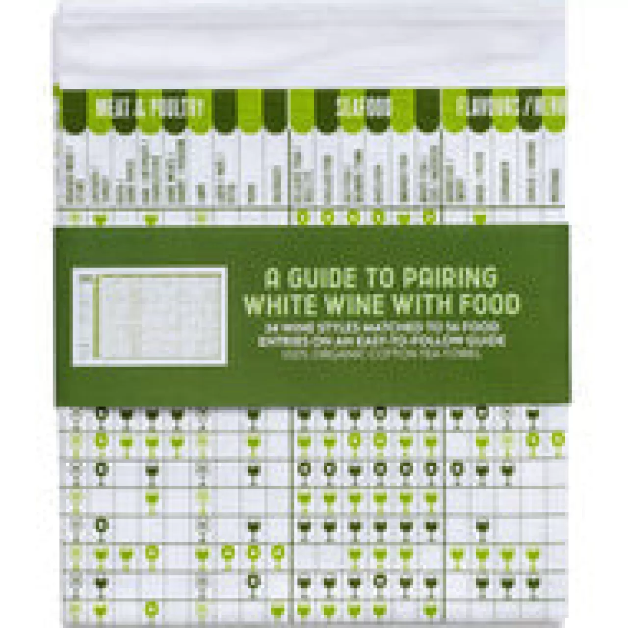 Discount Stuart Gardiner Pairing White Wine With Food Tea Towel