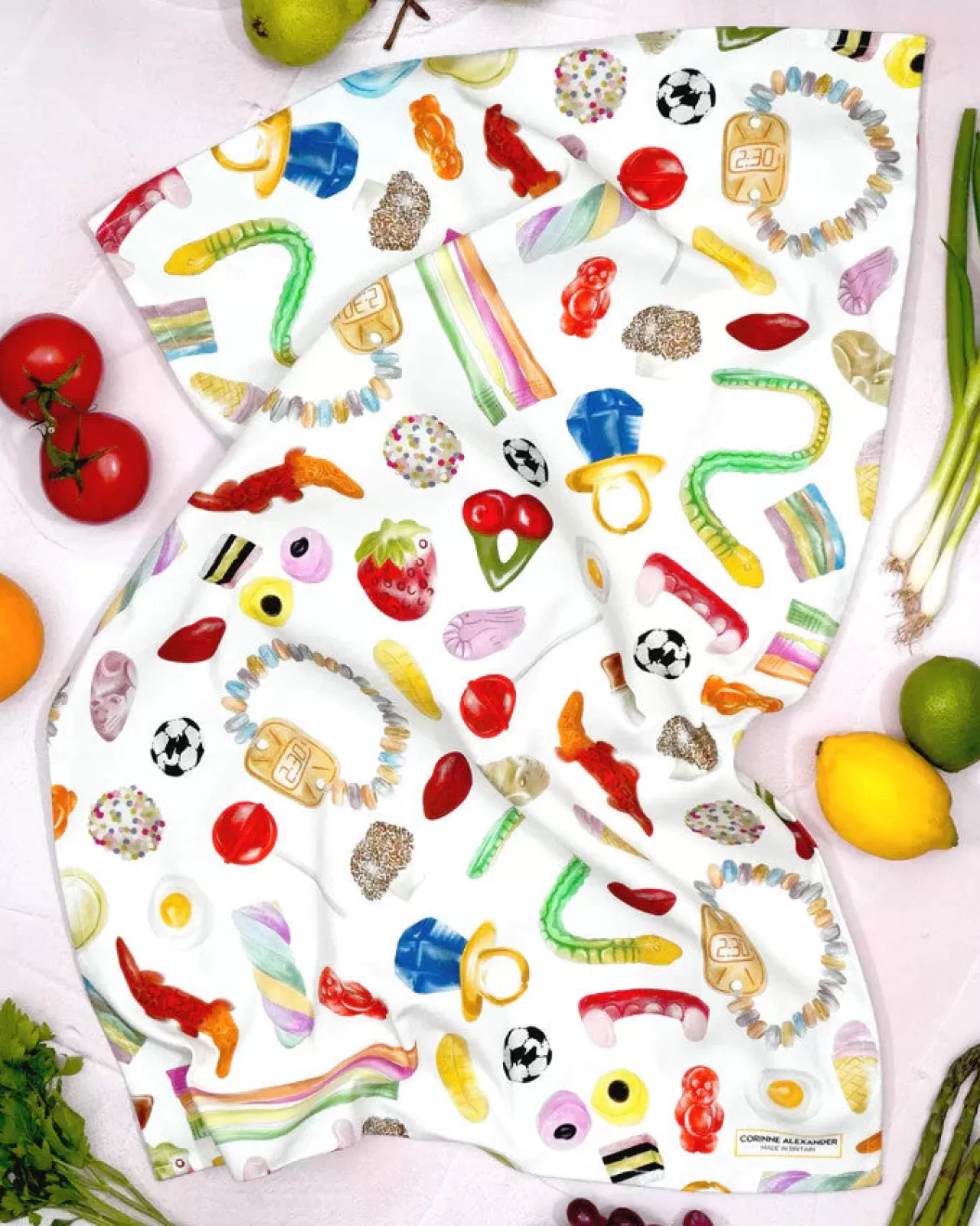 Store Corinne Alexander Pick & Mix Tea Towel By