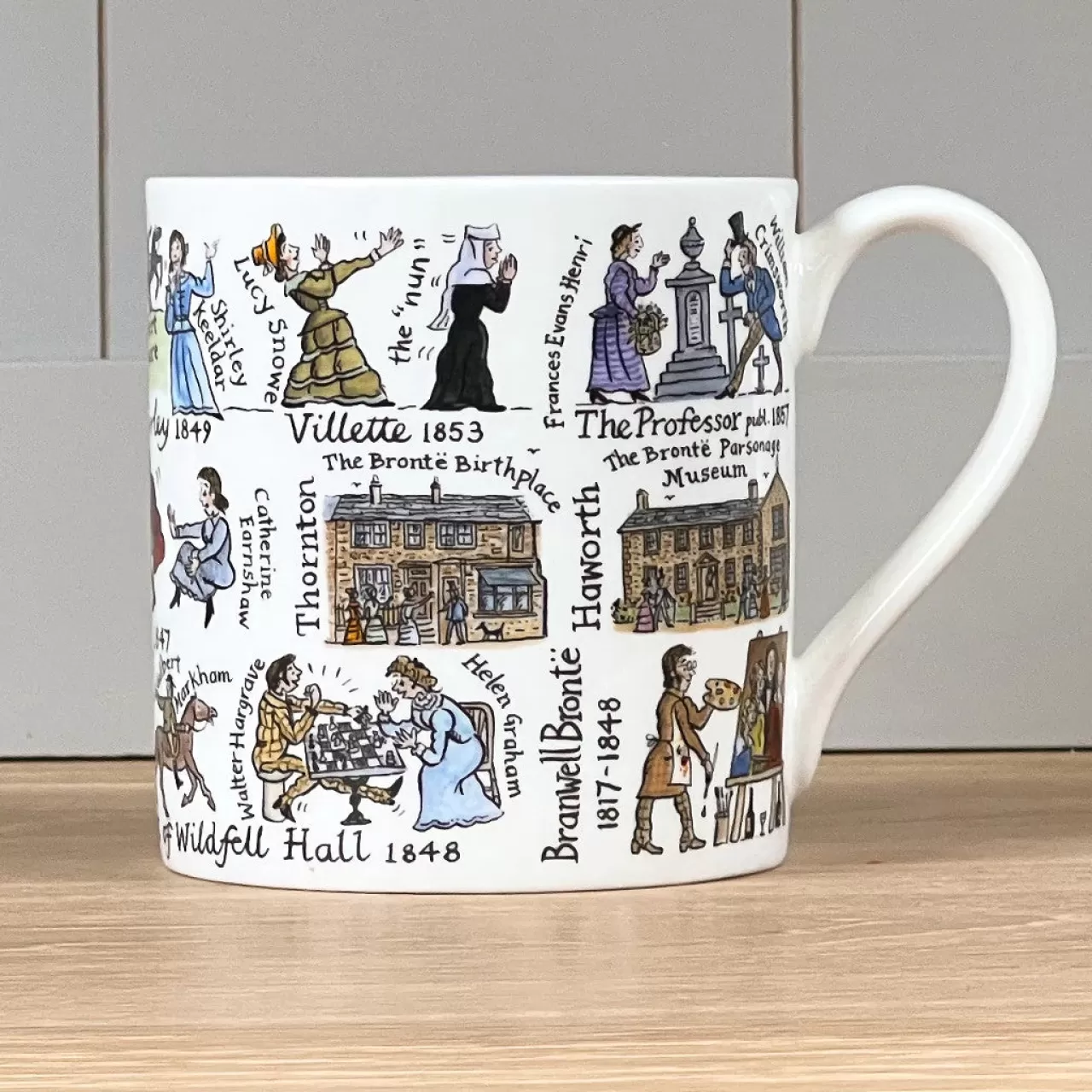 Best Sale Mclaggen Smith Picturemaps Bront√´ Bone China Mug