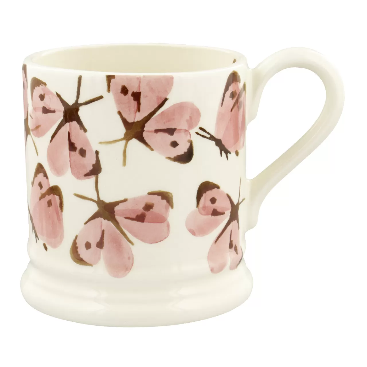 Outlet Emma Bridgewater Pink Cabbage White Butterfly 1/2 Pint Mug