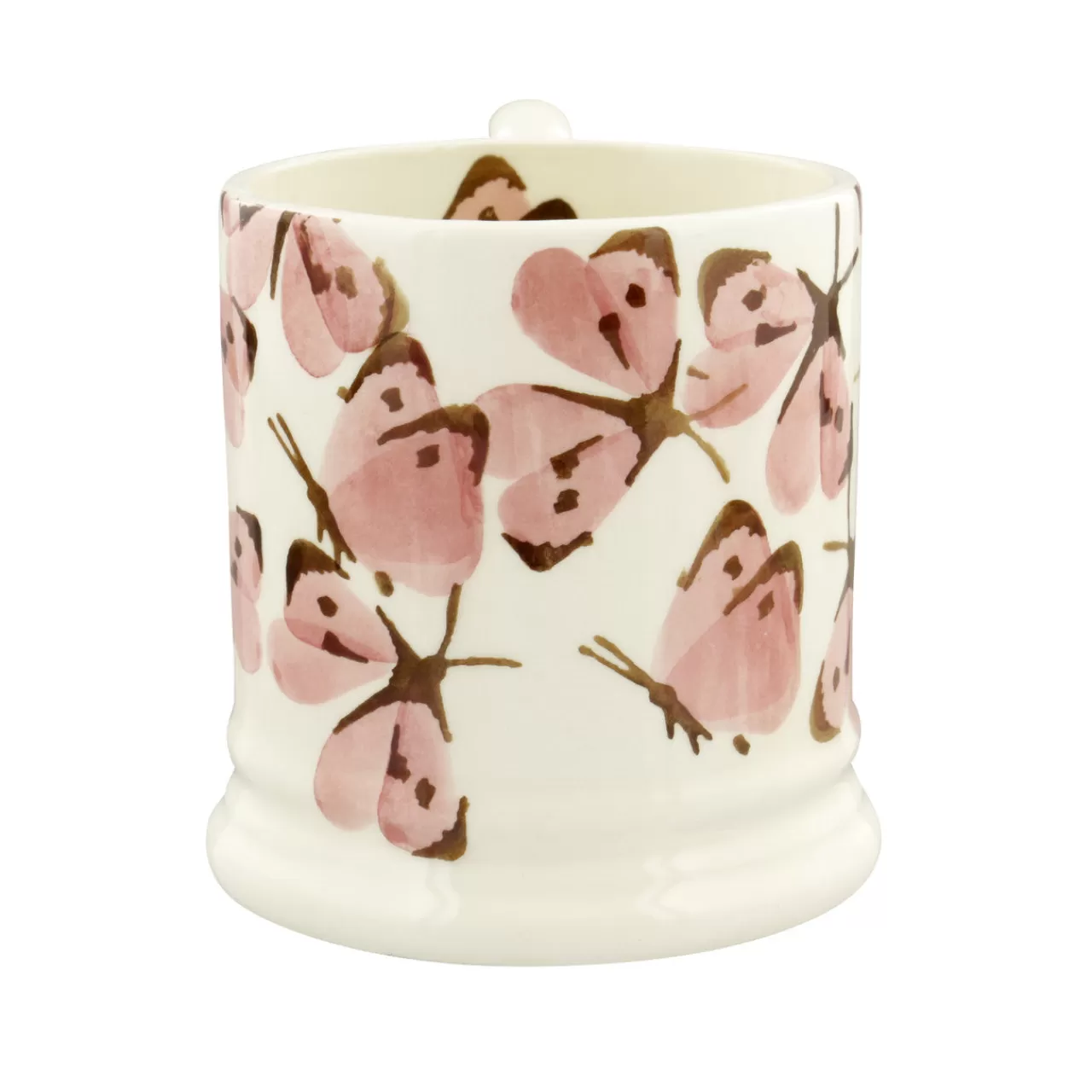 Outlet Emma Bridgewater Pink Cabbage White Butterfly 1/2 Pint Mug