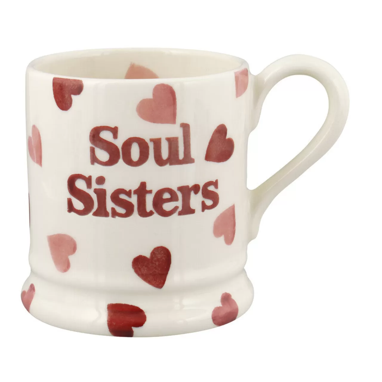 Sale Emma Bridgewater Pink Hearts Soul Sisters 1/2 Pint Mug