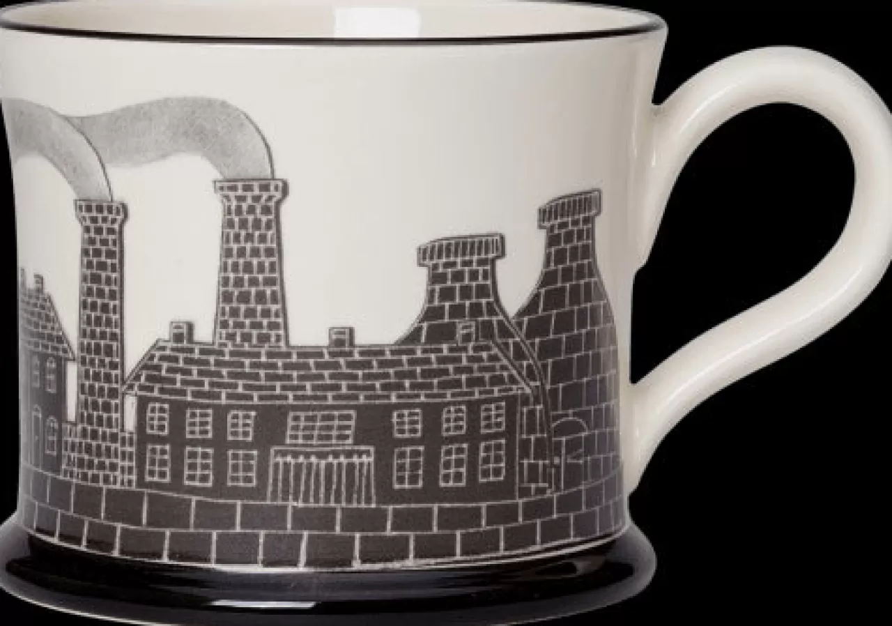 Outlet Moorland Pottery Pits 'N' Pots Mug By