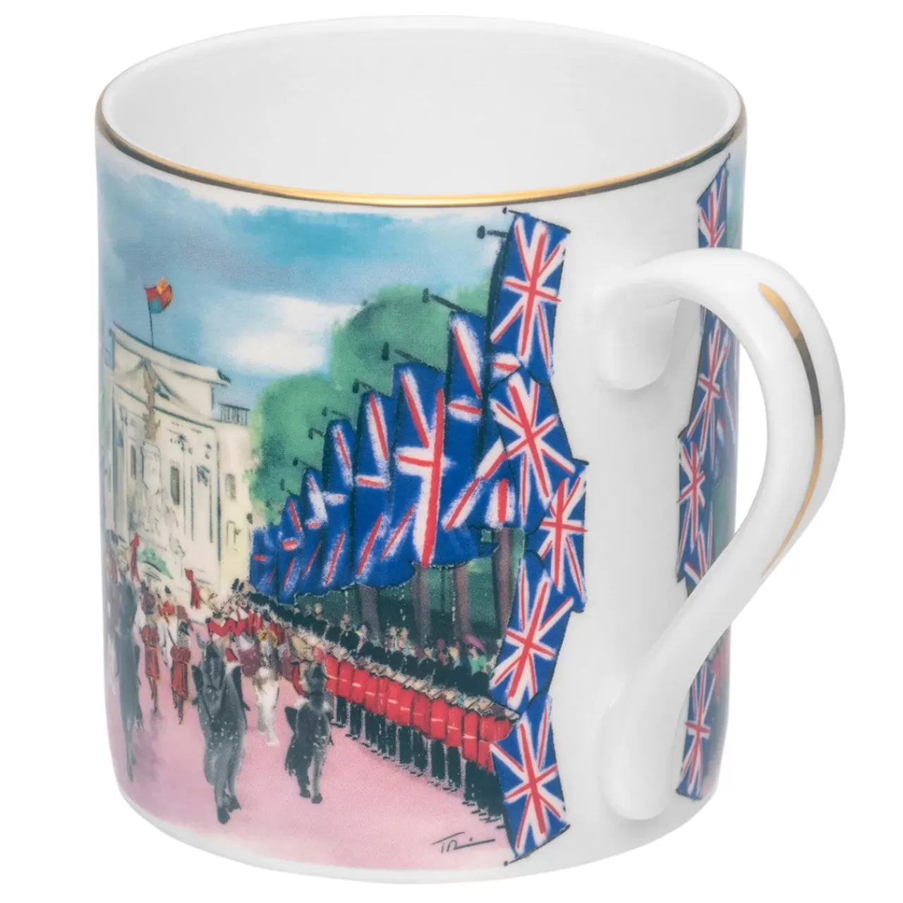 Store Halcyon Days Platinum Jubilee Mall Celebration Bone China Mug