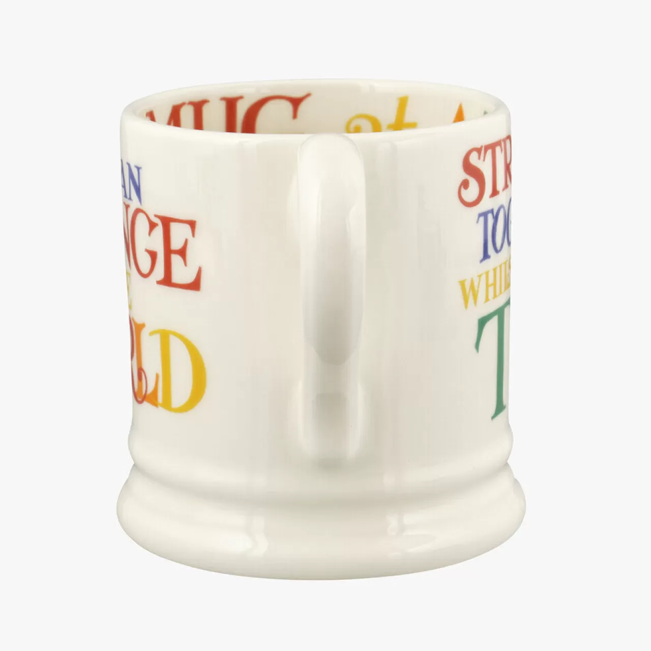 Clearance Emma Bridgewater Rainbow Toast Change The World 1/2 Pint Mug