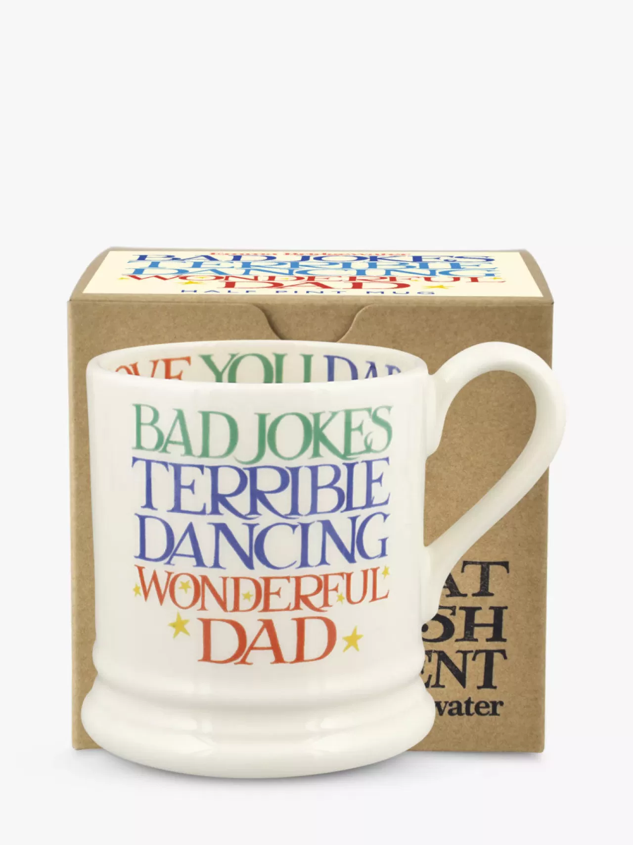 Store Emma Bridgewater Rainbow Toast Wonderful Dad 1/2 Pint Mug Boxed