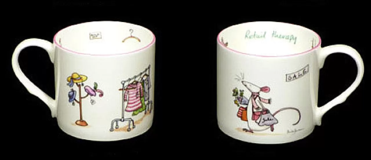 Online Two Bad Mice Retail Therapy Mug