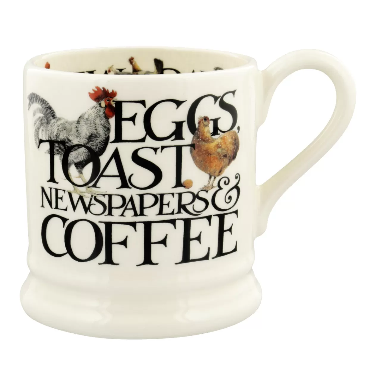 Fashion Emma Bridgewater Rise & Shine Eggs & Toast 1/2 Pint Mug