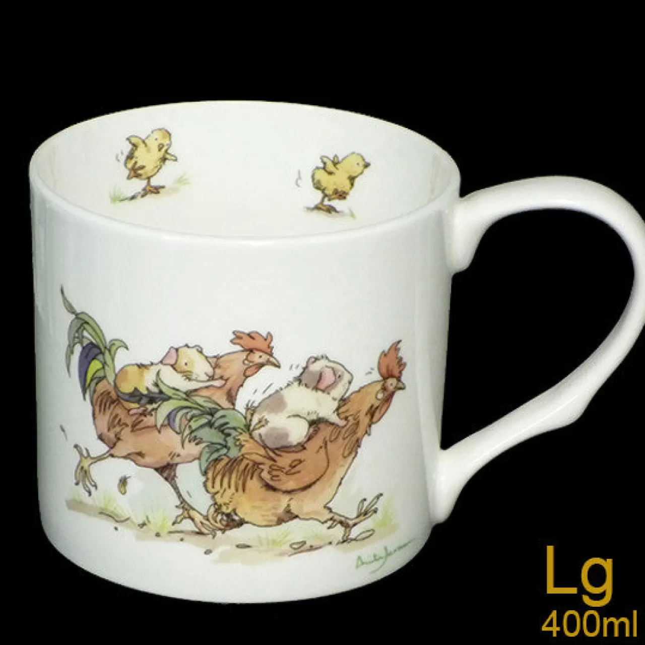 New Two Bad Mice Rooster Race Large Mug