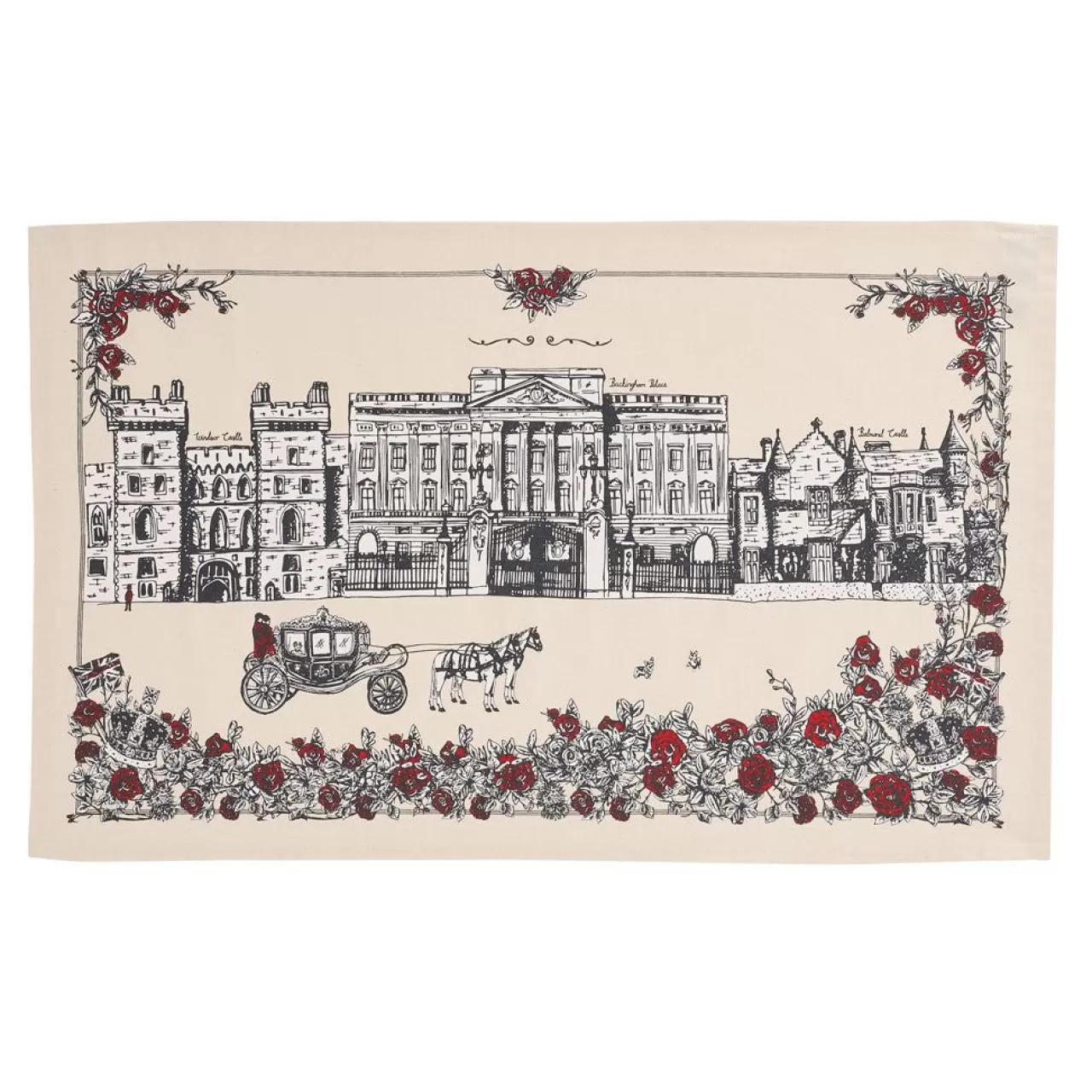 Discount Victoria Eggs Royally British Tea Towel