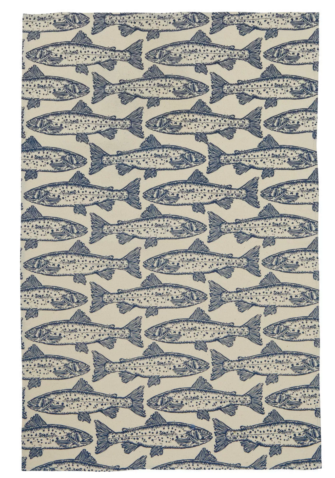 Hot Ulster Weavers Salmon Cotton Tea Towel