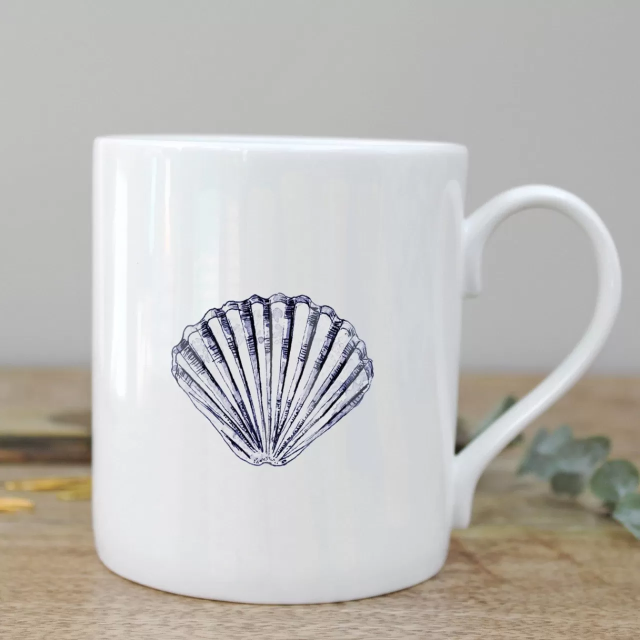 Flash Sale Toasted Crumpet Scallop Shell Bone China Mug