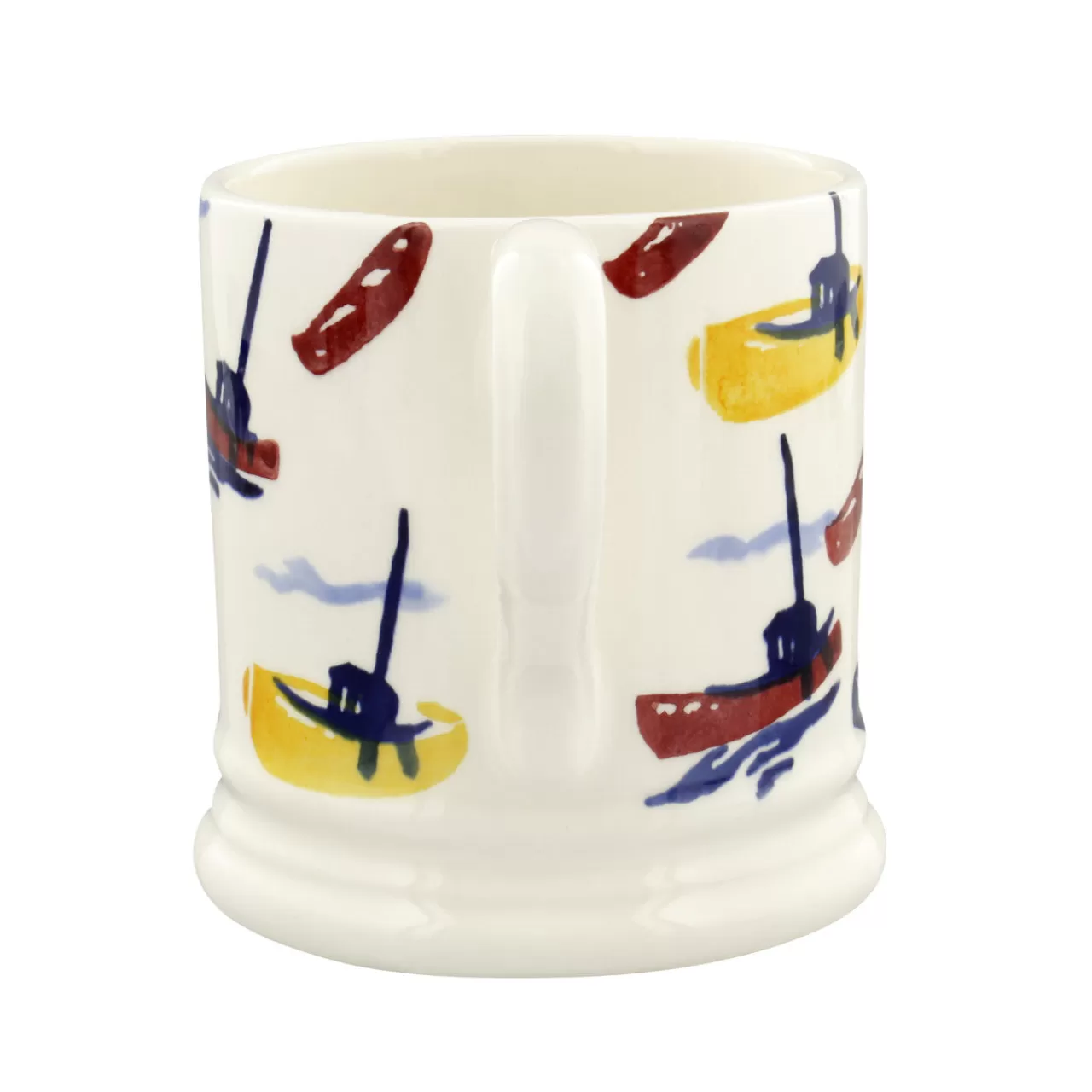 Best Sale Emma Bridgewater Shoreline Scattered Boats 1/2 Pint Mug