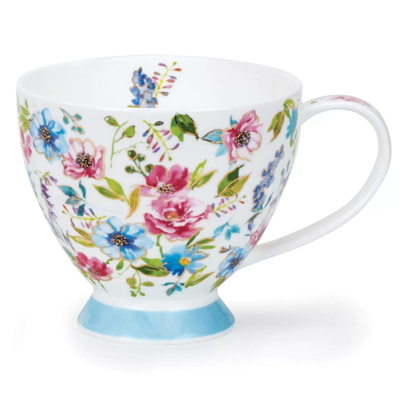 Flash Sale Dunoon Skye Fleurs Blue Cup