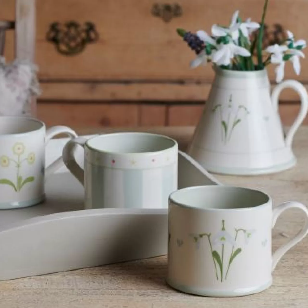 Cheap Susie Watson Designs Snowdrop Straight Mug