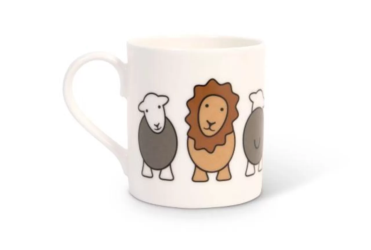 Hot The Herdy Company Special Edition Lion And Lamb Mug