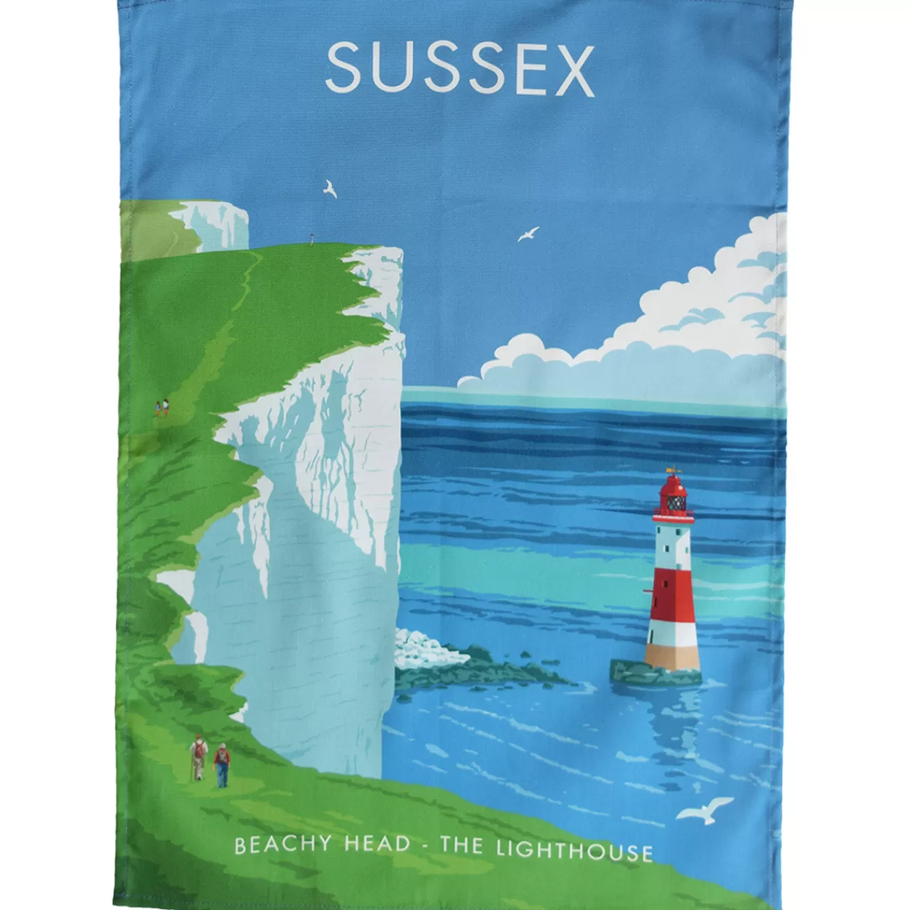 Best Town Towels Sussex Beachy Head Tea Towel