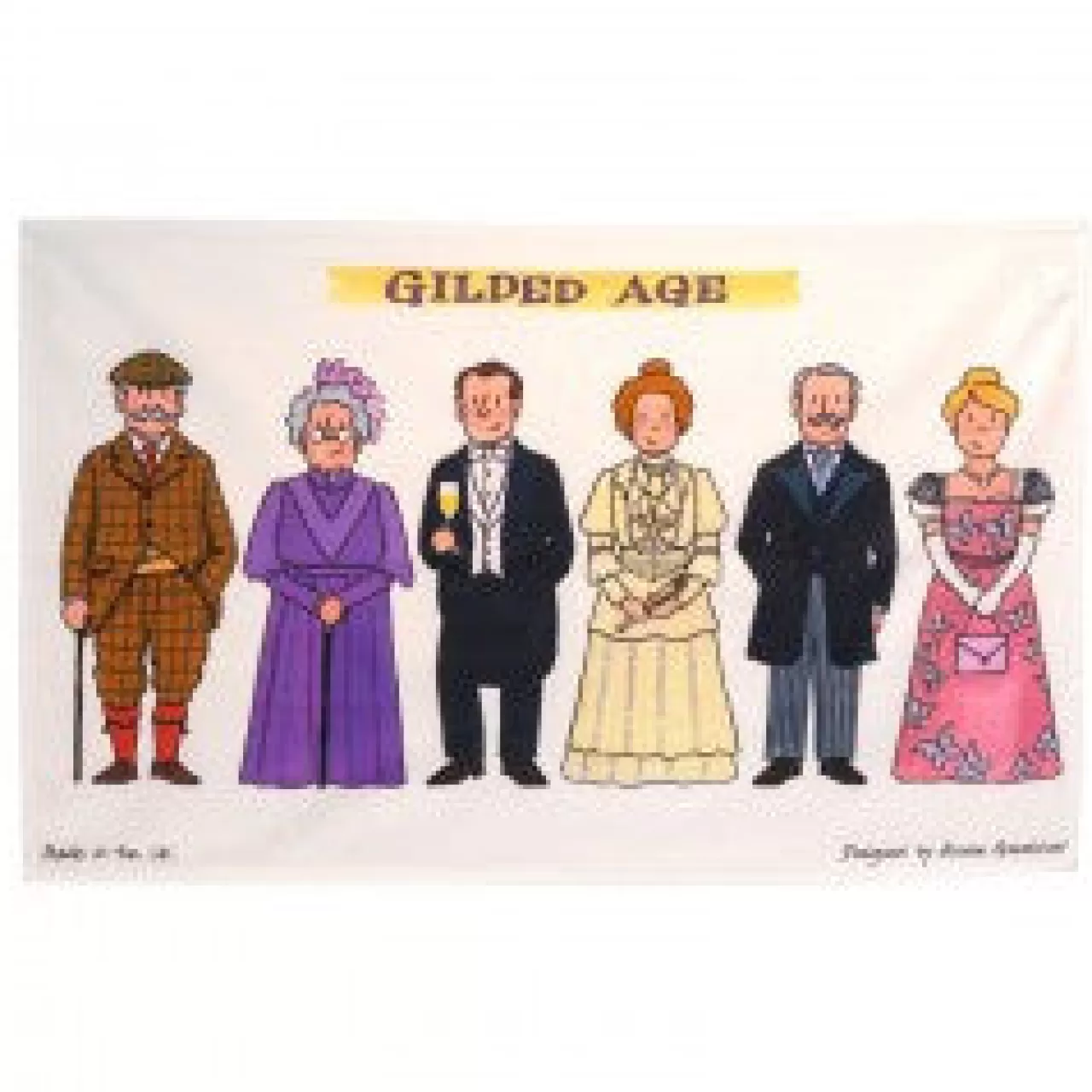 Outlet Alison Gardiner The Gilded Age Tea Towel