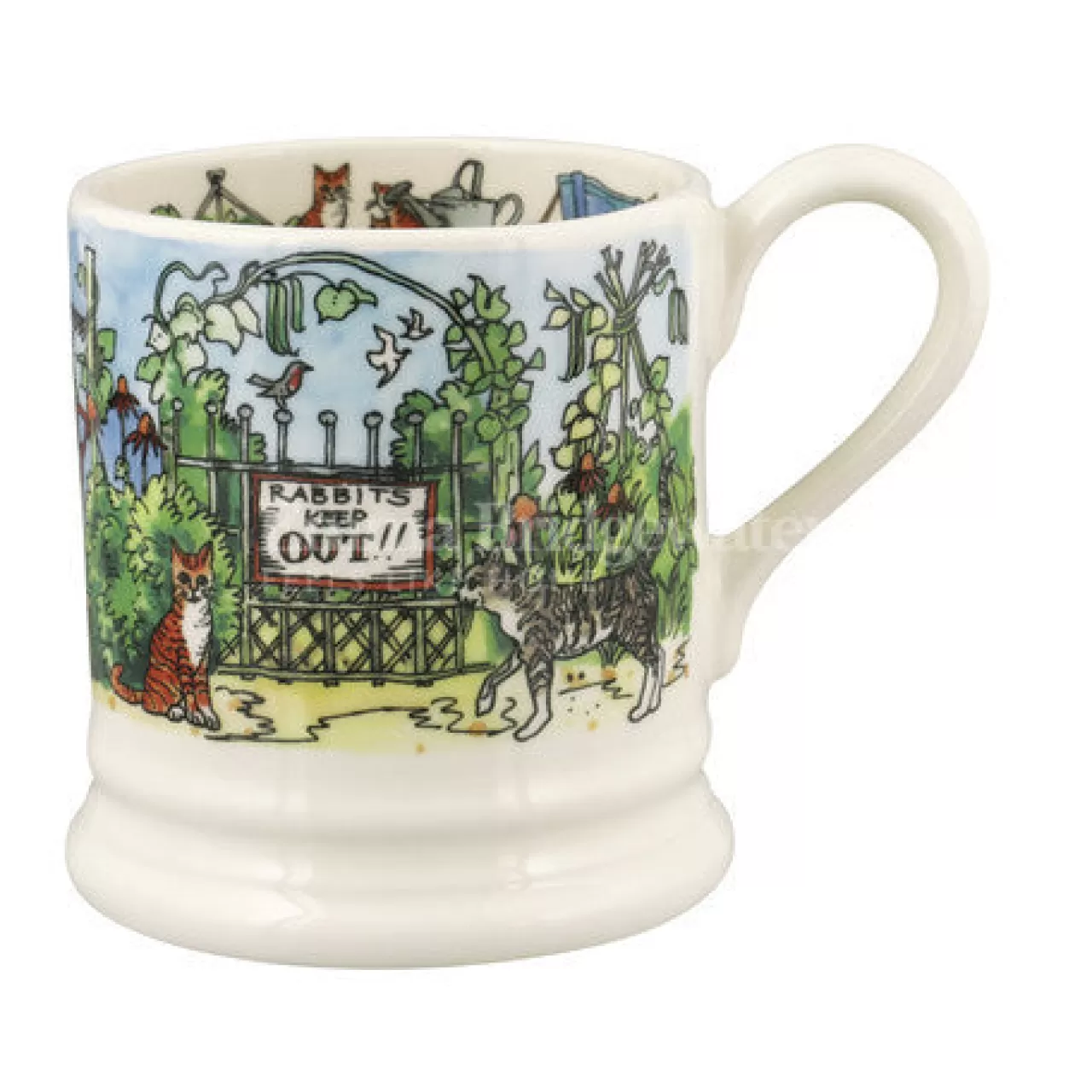 Outlet Emma Bridgewater The Good Life In The Garden 1/2 Pint Mug