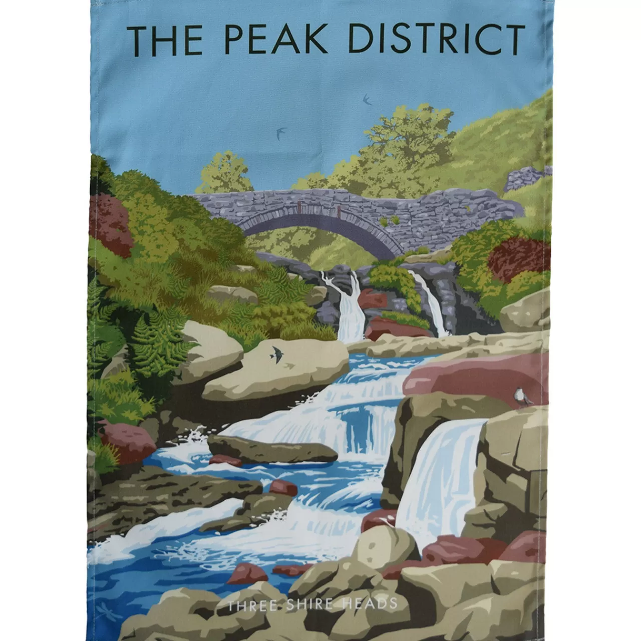 Store Town Towels The Peak District - Three Shire Heads Tea Towel