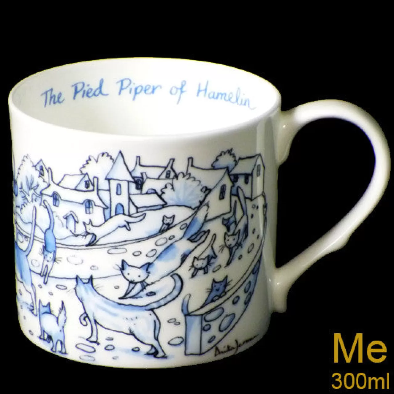 Cheap Two Bad Mice The Pied Piper Blue Mug