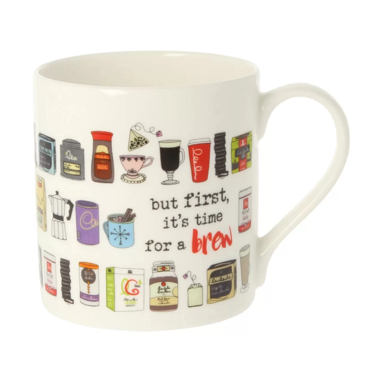 Best Sale Mclaggen Smith Time For A Brew Bone China Mug