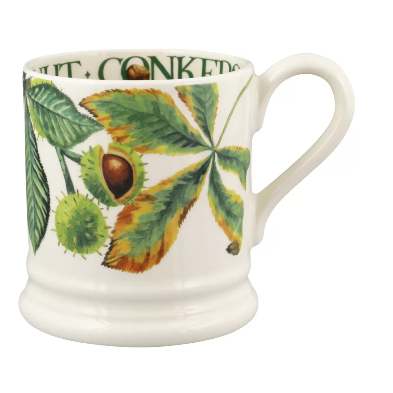 Discount Emma Bridgewater Tree & Leaves Horse Chestnut & Conker 1/2 Pint Mug