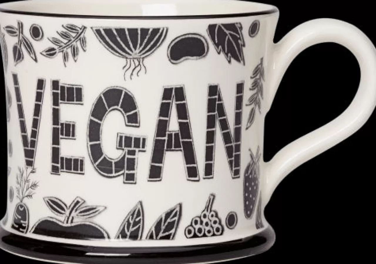 New Moorland Pottery Trust Me I'M Vegan Mug By