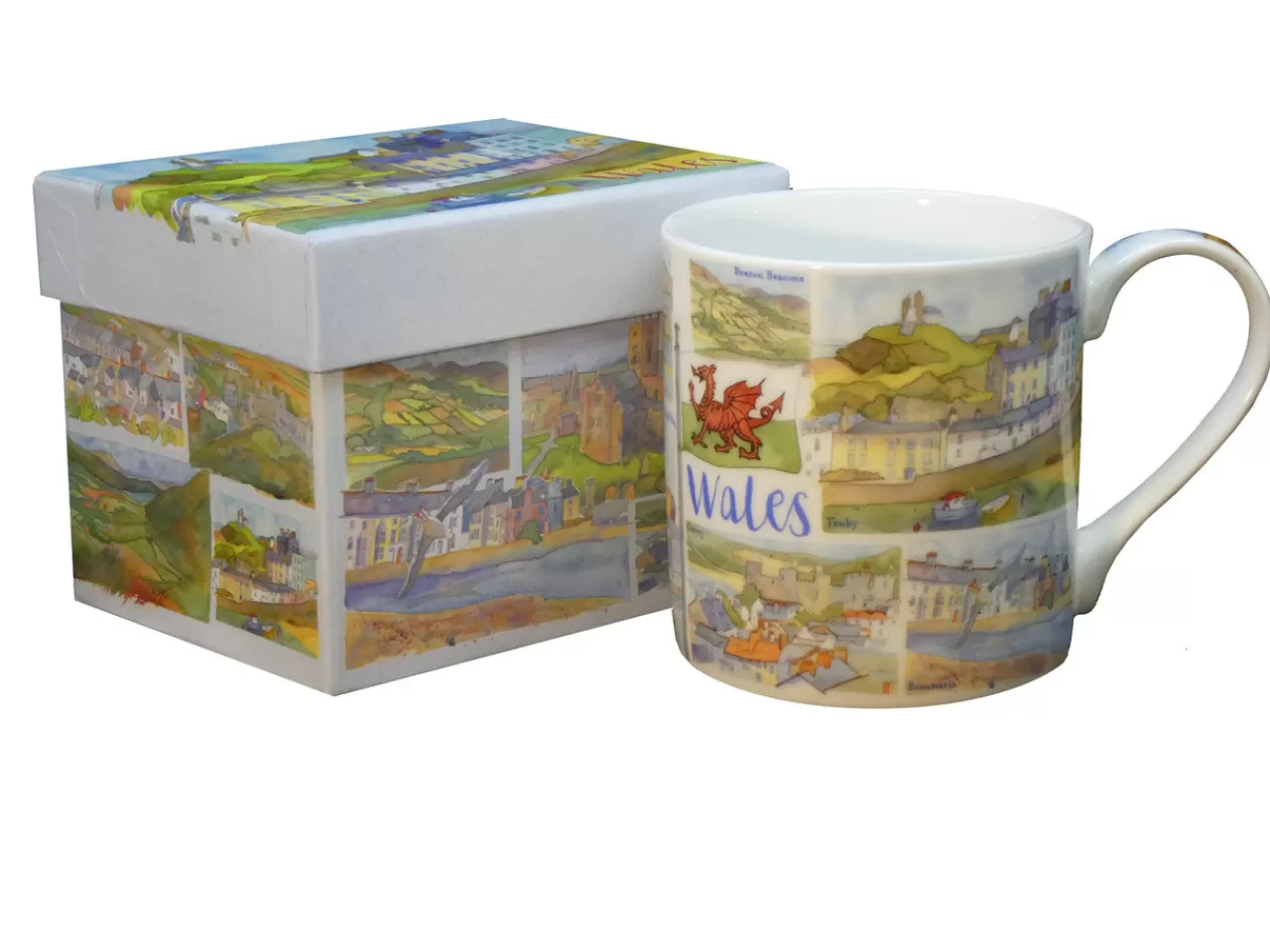 Store Emma Ball Wales Bone China Mug (Boxed)