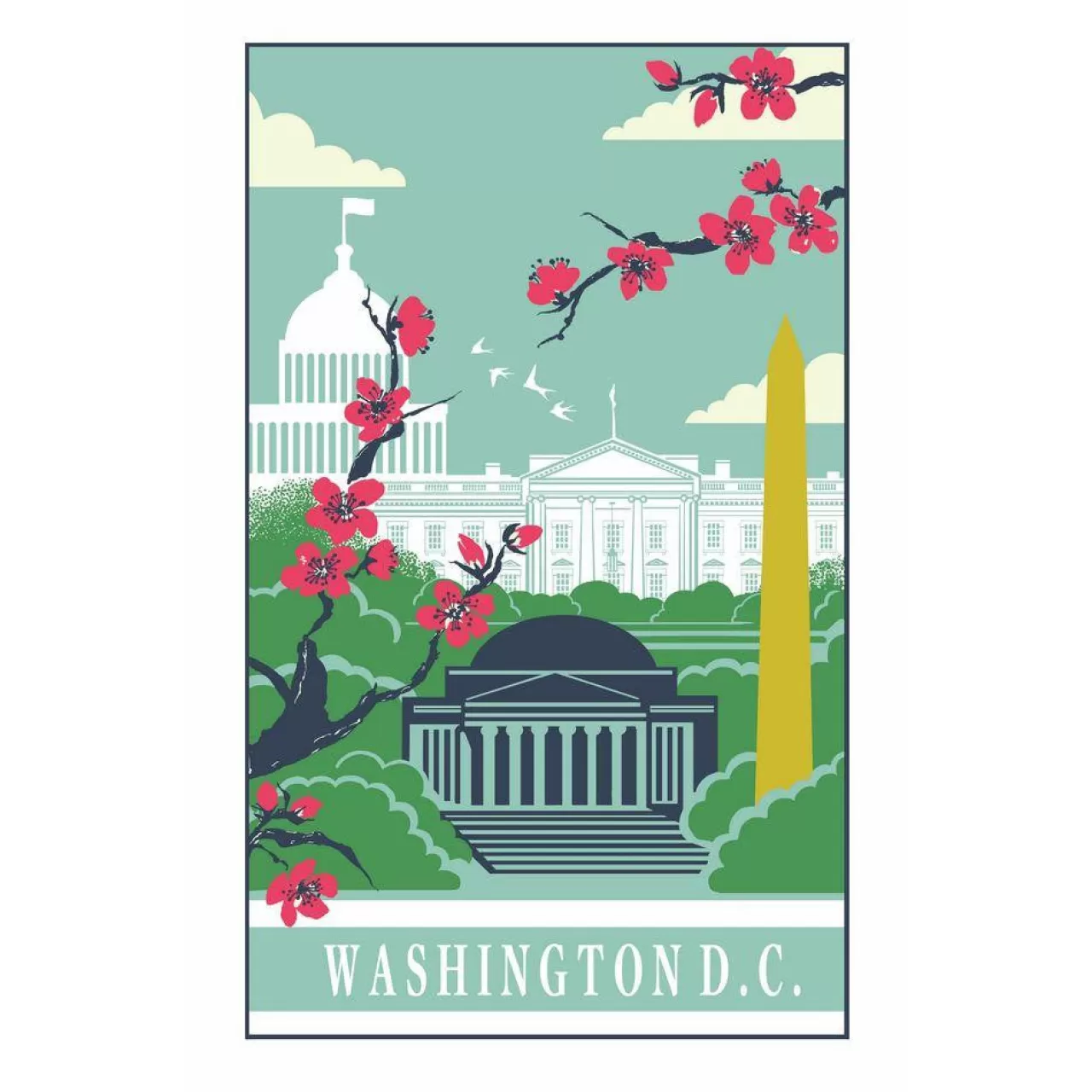 Best Ulster Weavers Washington Dc Cotton Tea Towel