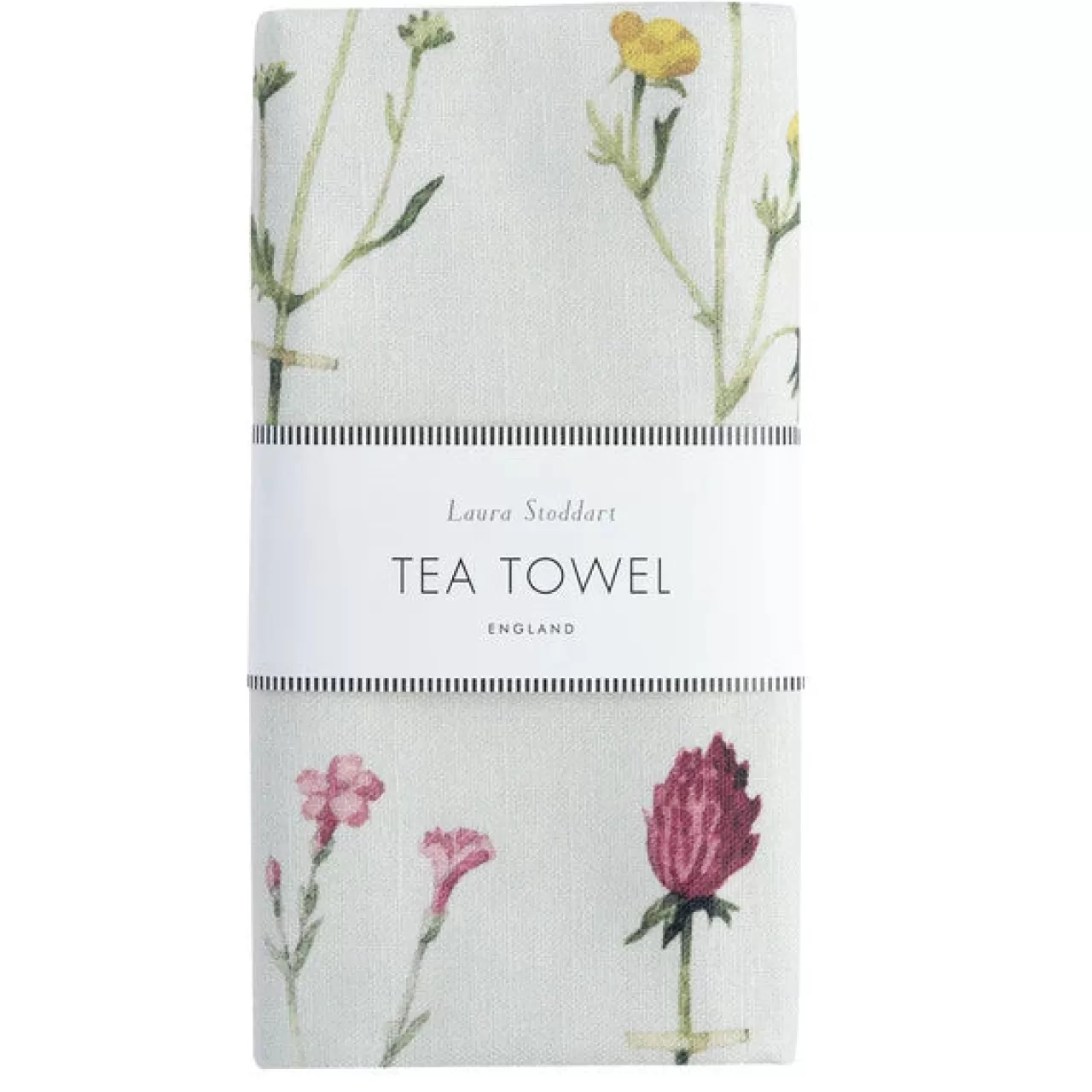 Clearance Laura Stoddart Wild Flowers Tea Towel