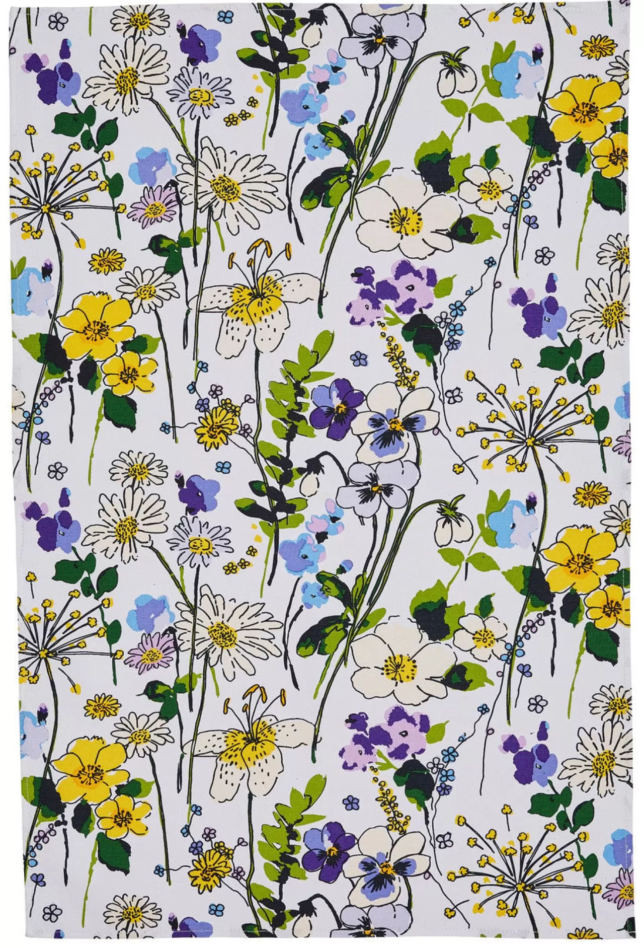 Hot Ulster Weavers Wildflowers Cotton Tea Towel