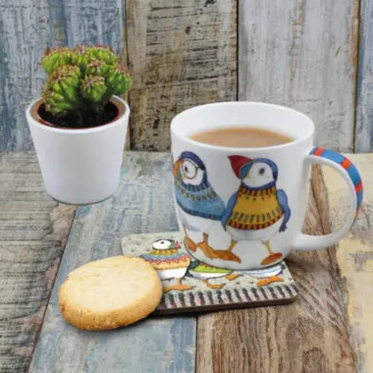 Shop Emma Ball Woolly Puffins Ii Bone China Mug (Boxed)