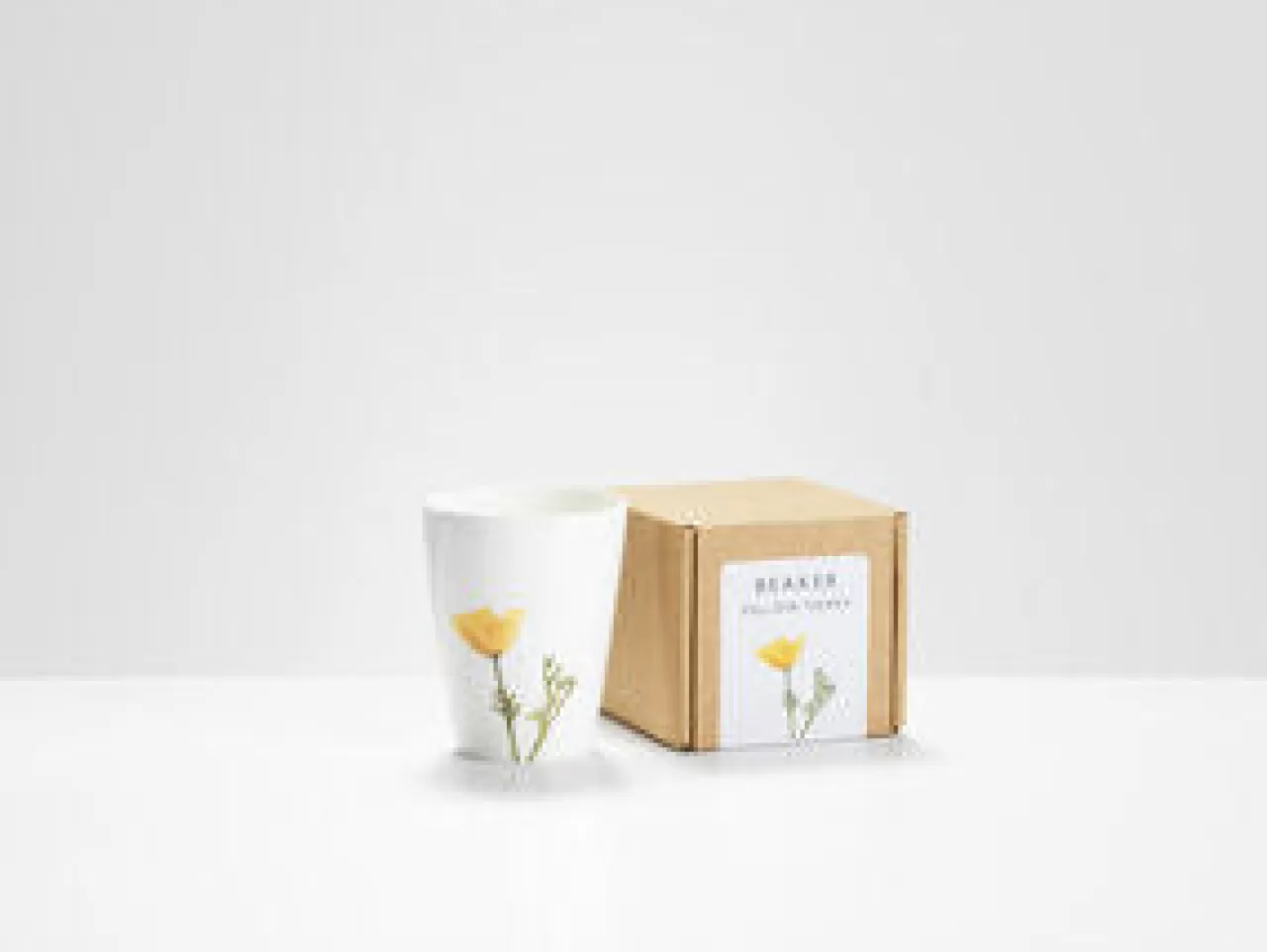 Online Helen Beard Yellow Poppy Beaker