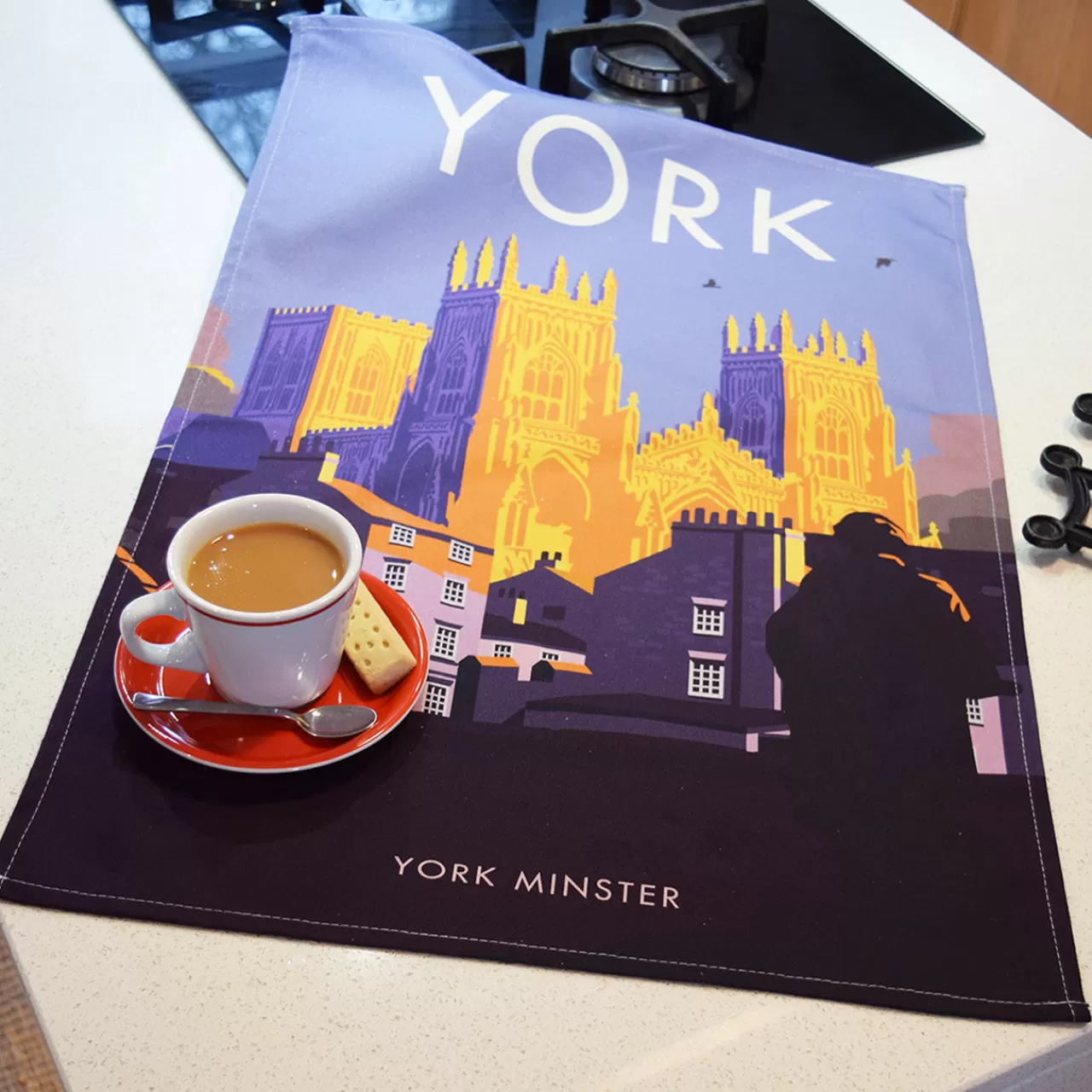 Clearance Town Towels York Minster Tea Towel